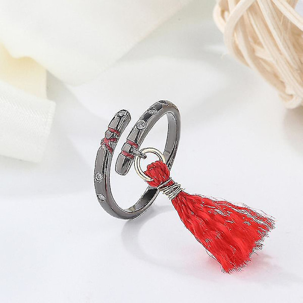 Anime Mo Dao Zu Shi Cosplay Ring Wei Wuxian Lan Wangji Elsker Ringer Rekvisitt Tilbehør Antikk Stil Smykker Gave a pair of rings