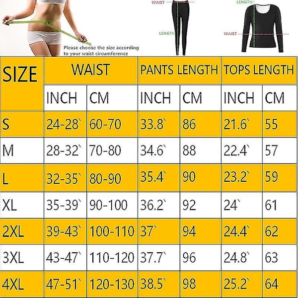 Kvinder Sømløse Sauna Dragter Body Shaper Fitness Leggings Taljetræner Slankende Skjorter Shapewear Sæt pants m