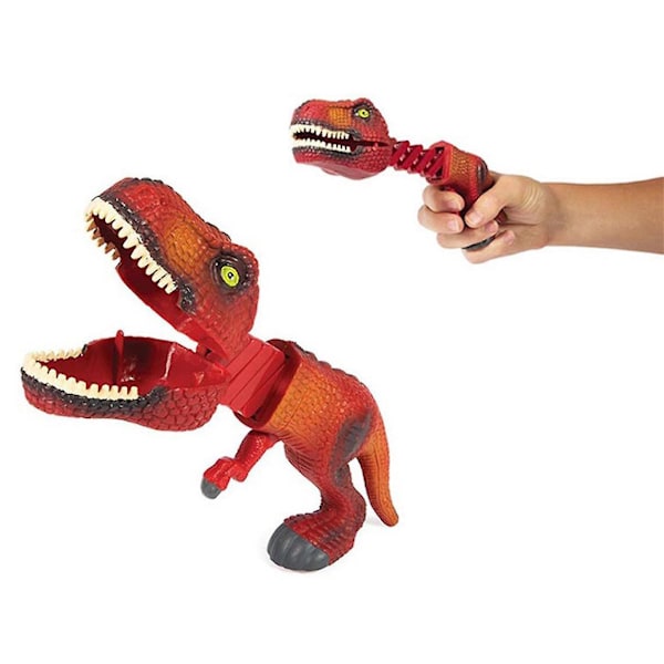 Dinosaurie-Pecker Teleskopisk Fjädermanipulator Clip Anti-Stress Trick Barnleksak