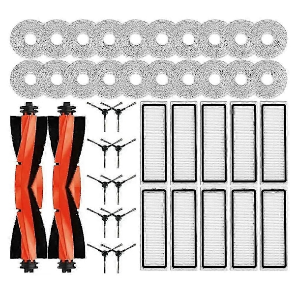 Reservdelar och tillbehör till robotdammsugare S20+ / S10 Plus / B108GL / B105 / B108CN B113CN - Filter, Sidoborste, Mopp