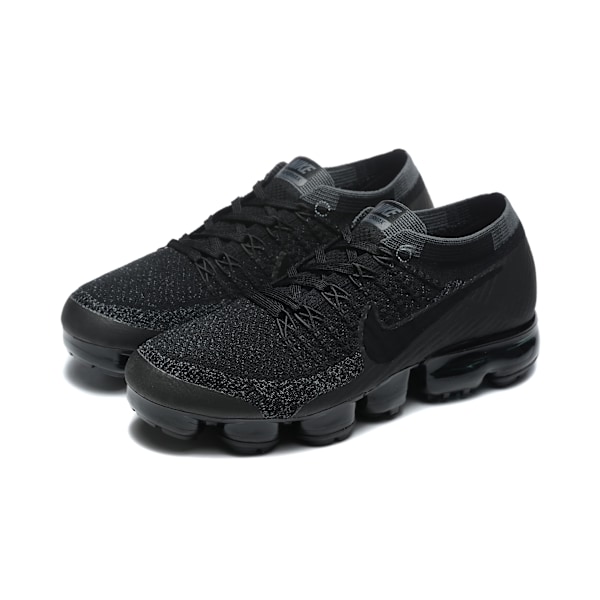Air VaporMax 'Triple Black' Flyknit Strikkede vevde sportssko med luftpute i full håndflate 41
