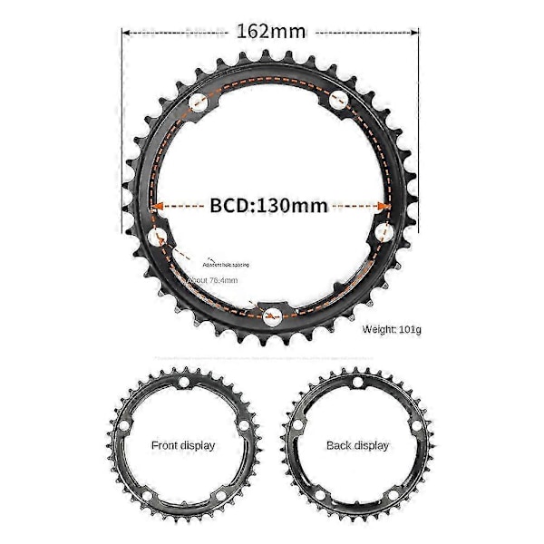 50T-110BCD Vägcykel Vevarm 53 50 39 34T Växel Universal Cykel BCD130 110 Skivbroms Reparationsdelar