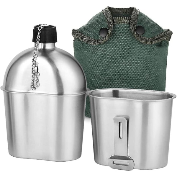 Camping Canteen Set Military Canteen Water Bottle Set