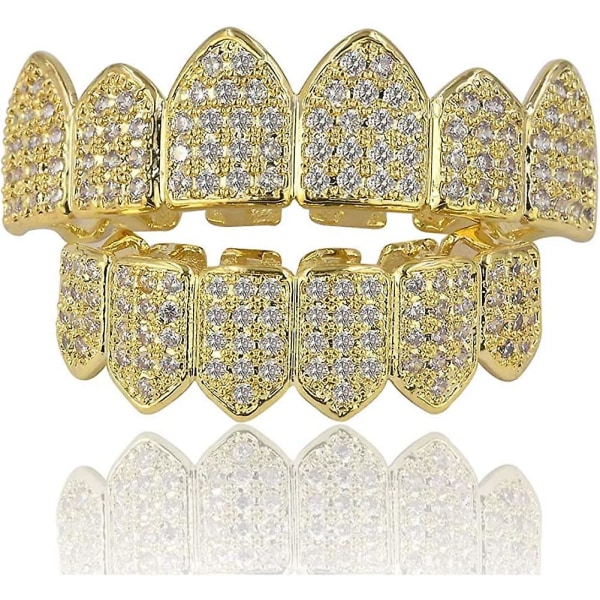 Grills For Your Teeth Jewelry|fake Braces Diamond Grillz|tooth Cap