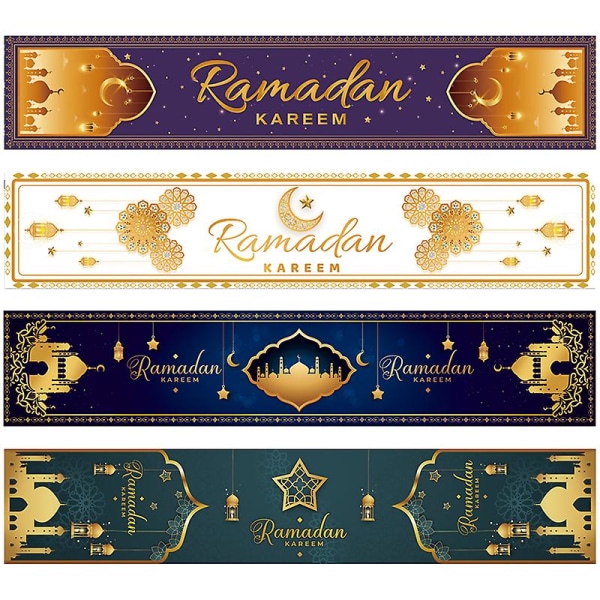 Ramadan dekoration bordslöpare dekor för hemmet bordsduk Ramadan Kareem islamiska muslimska festen Eid Al Adha presenter 3