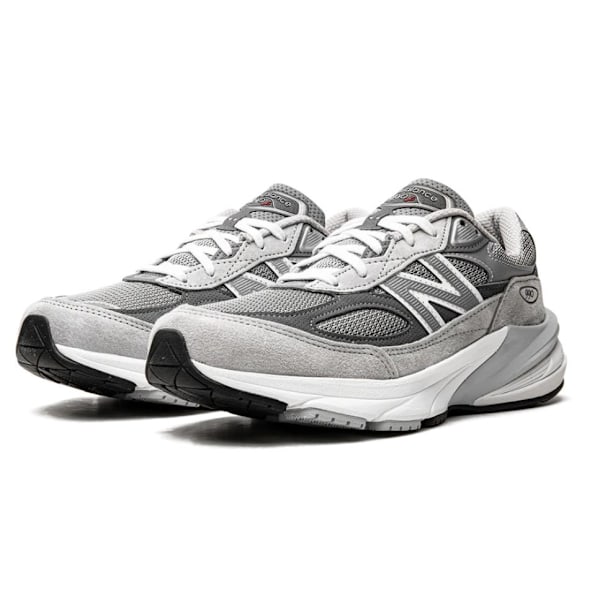 New Balances  990v6 Grey Mesh Daddy Casual Sports Löparskor 42.5