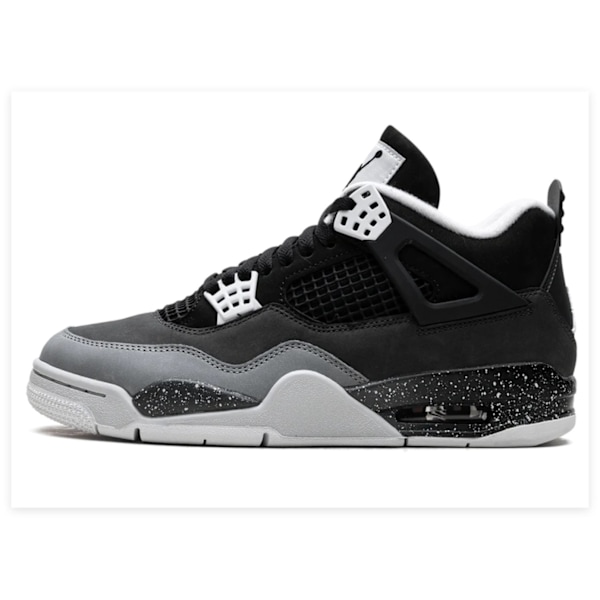 Jordans 4 Retro Fear   för Män och Kvinnor Original AJ4 Sneakers 44