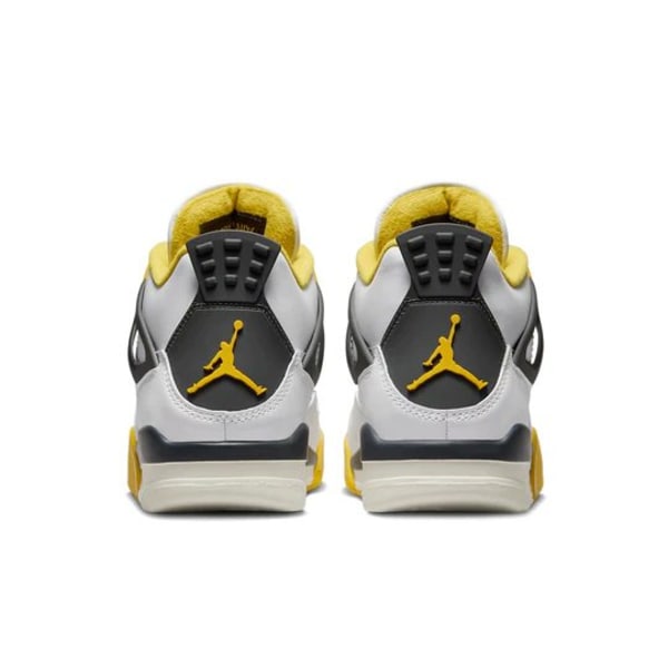 Jordans 4 Retro Vivid Sulfur for Menn og Kvinner Original AJ4 Sneakers 38