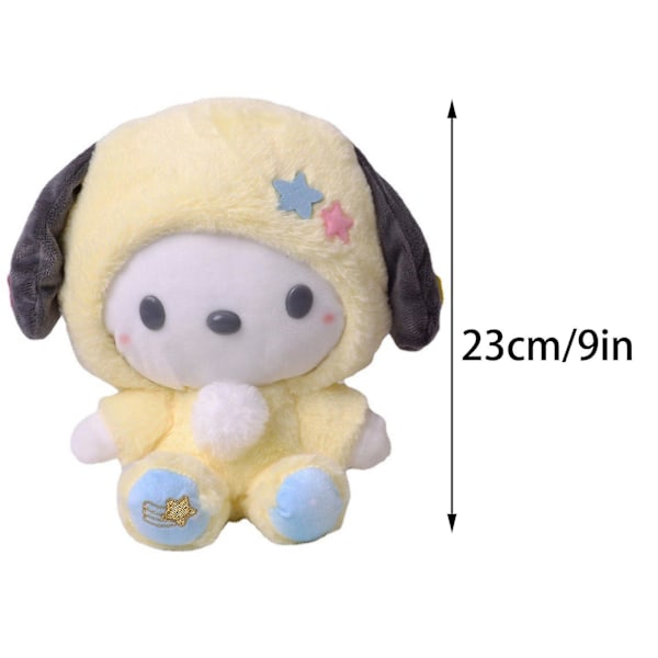 Sanrio-serie tegneserie vedhæng 23cm Melody plys bamse legetøj gave hello kitty 23cm