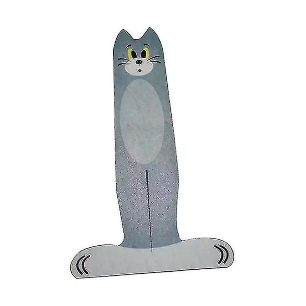 Tecknad simulering kattmatta för trappor Platt katt Tom Halkfri mjuk mikrofiber Entrédörrmatta