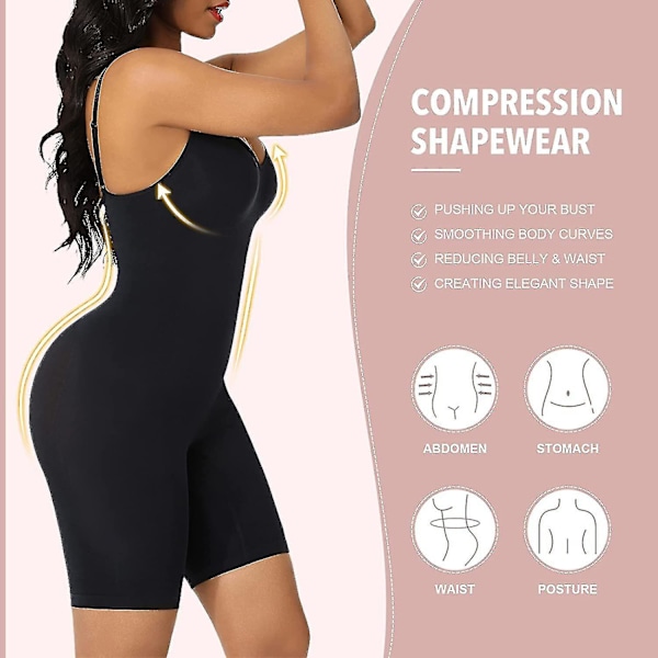 Shapewear for kvinner magekontroll full byste body shaper body løfter skin xl