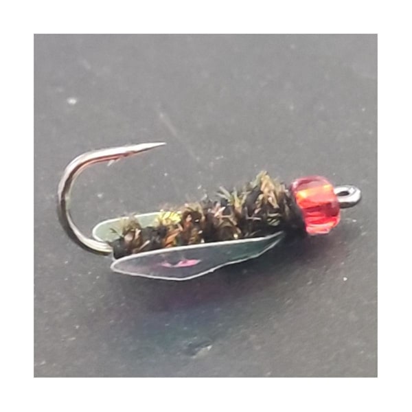 Bait Fly Hook med Ving Insekt Fiske Hästmun Hår Hook Artificiell Bait Flies med Hooks Carp Wobbler