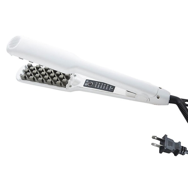 Professionellt volymgivande hårjärn | Öka hårvolymen, keramiskt hårvolymverktyg, justerbar temperatur (vit) White