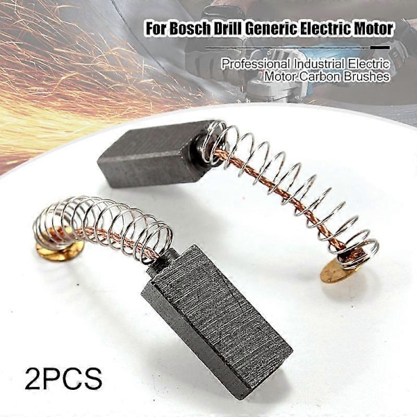 2 stk/10 stk 17x8x5mm Kullbørster Industriell Elektrisk Motor Grafittbørste For Bosch Drill Generisk Reparasjonsdel Utskifting 2pcs
