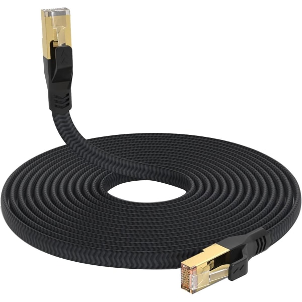 Cat 7 Ethernet-kabel 10 fot høyhastighets 10 Gbps-kontakt Lan-nettverk