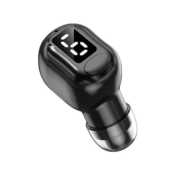 Bluetooth 5.3 Trådløse Hodetelefoner M5 Hifi Ørepropper Mini Usynlige In-Ear Ørepropp Led Digitalt Display