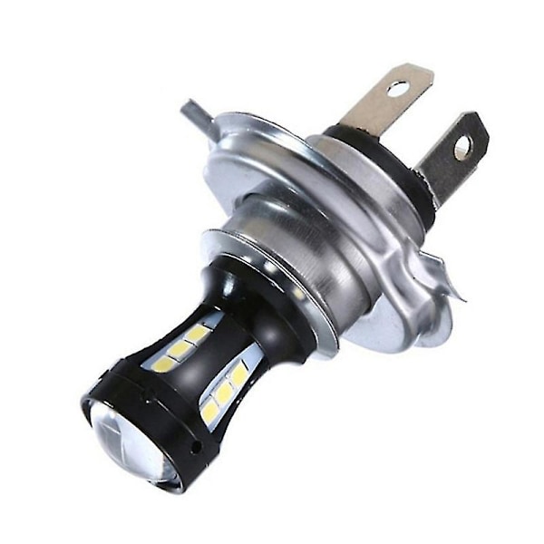 H4 Motorcykelstrålkastare 3030 18smd 950lm 6000k 18w 12-24v Led Bilstrålkastare Lampa Glödlampa