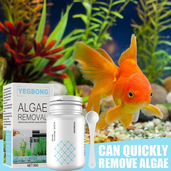Fish Tank Moss Remover Akvarium Alger Fjerning Tabletter Akvarium rengjøring