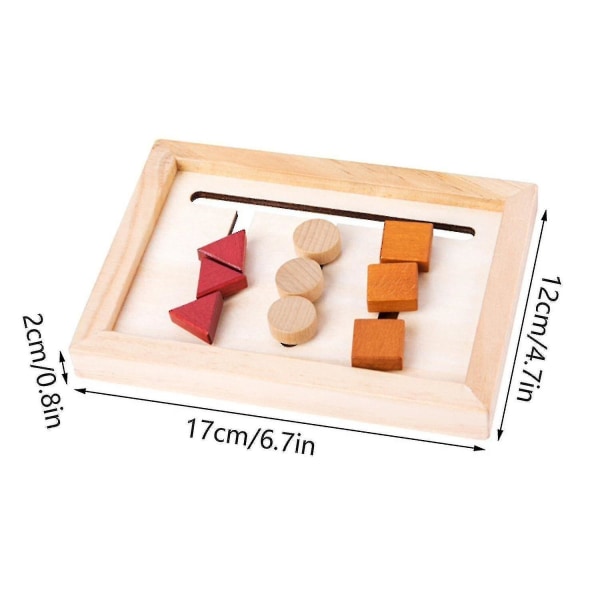 Hhcx-creative Kids Baby Wooden Learning Color Match Educational Toys Puzzle Parent Child Interactive