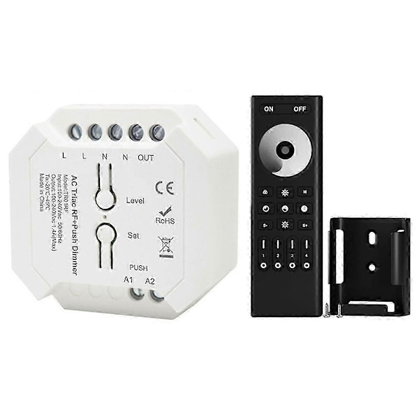 2.4G RF Triac Dimmer LED Controller Smart Dimmer Support Smart APP RF Remote Control AC100V-240V B