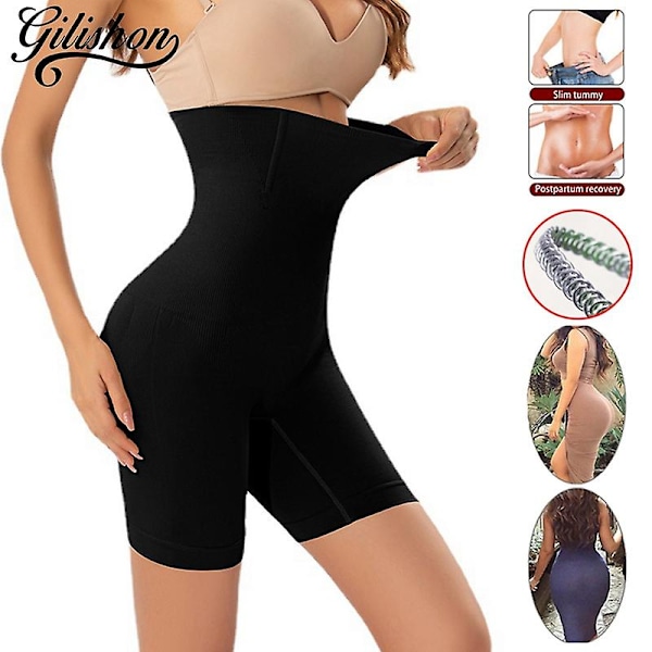 Shapewear for kvinner slankende shorts høy midje flat mage slire postpartum gå ned i vekt hofteløft body shaper dame skin 3xl