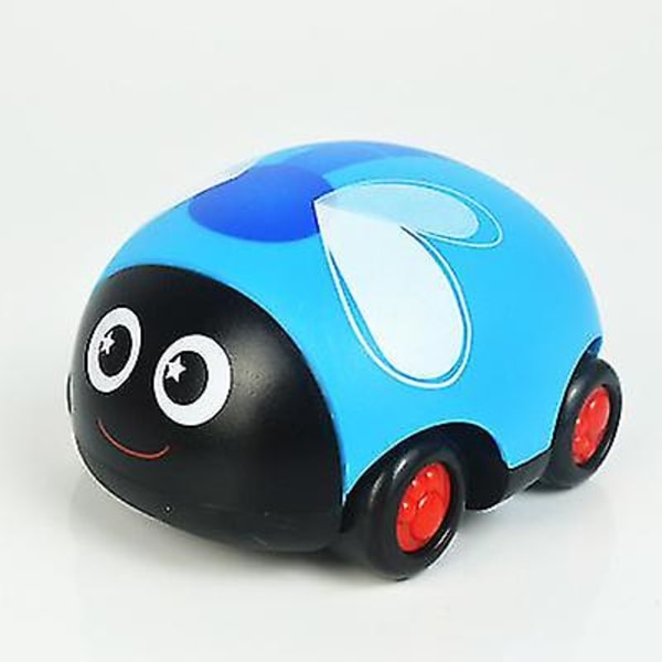 Hhcx-vehicle Plastic Girl Car Toys Vehicle Pull Back Car Boys Insect Ladybird Children&#39;s Toys Kids Inertial Car Drop Baby Toy Gift 1392