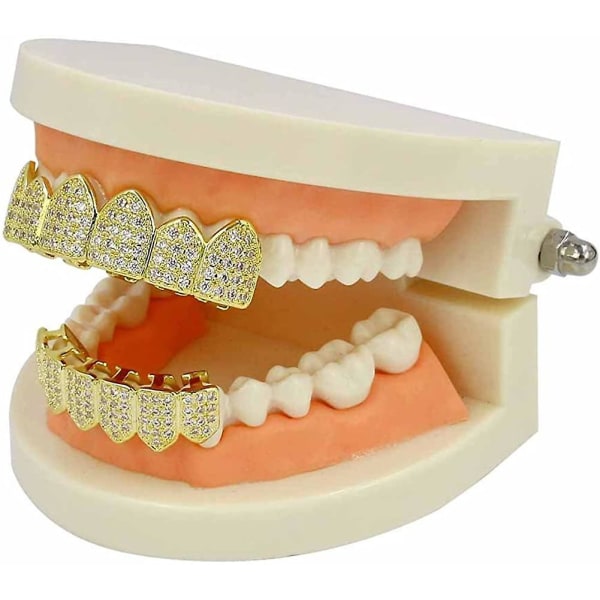 Grills For Your Teeth Jewelry|fake Braces Diamond Grillz|tooth Cap