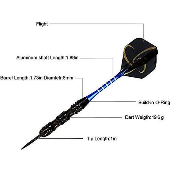 Steel Tip Darts Set-professional Darts With Aluminum Shafts