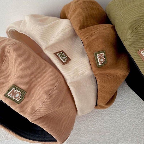 Barn Flickor Pojkar Basker Mössa Flat Cap Vinter Höst khaki