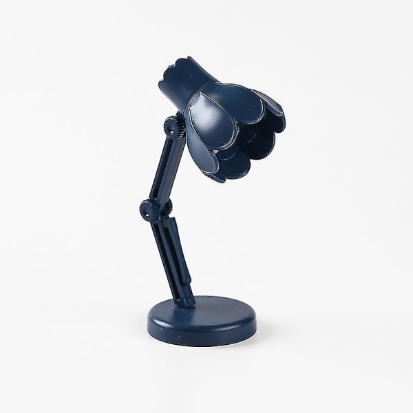 2kpl Mini Pieni Pöytälamppu Led Taitettava Kannettava Pieni Yövalo Magneettinen Imu Lämminvärinen Silmiensuojaus Lukupöytälamppu kiinnikkeellä (09B-Blue) 09B-Blue