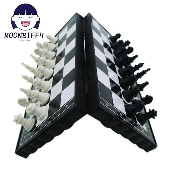 Juegos De Mesa Chess Set Magnetic Travel Folding Chess Board Chess Pieces Parent Child Educational Toy Family Chess Game