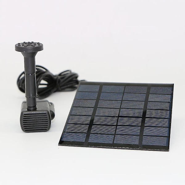 Solar Power Panel Vandpumpe Pool Dam Akvarium Fountain Landskab Havevanding