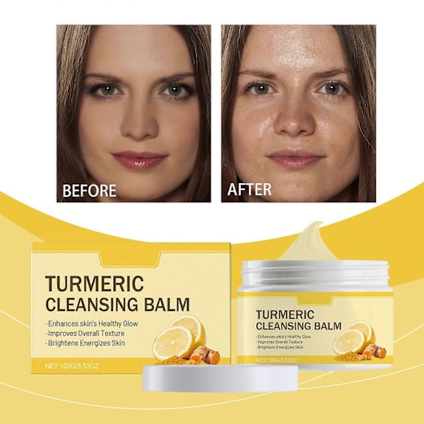 Sminkefjerner GelCleanse Sminke Ansikt Gentle PurifyingMoisturisingTurmeric Forfriskende Sminkefjerner Balsam