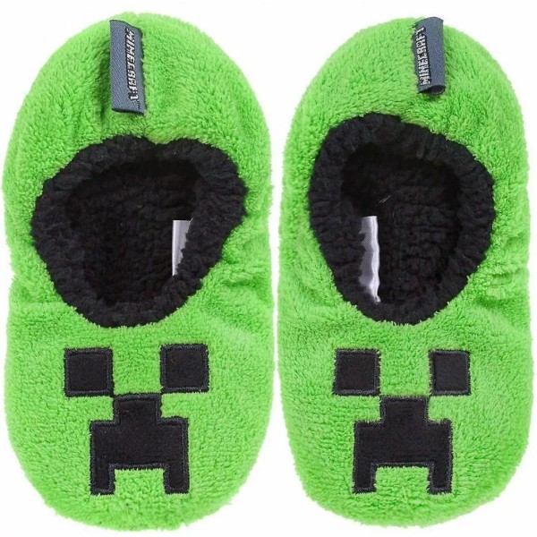 Den nye Minecraft Slippers Green (29 38) Green Green 35/36