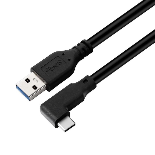 3M Vr Datakabel Armbåge Type-c Datakabel Usb3.1 Gen 2 Dubbel Hane Videoprojektionskabel 20 Vr Mobilspelskabel (PQ123Black) PQ123Black 3M