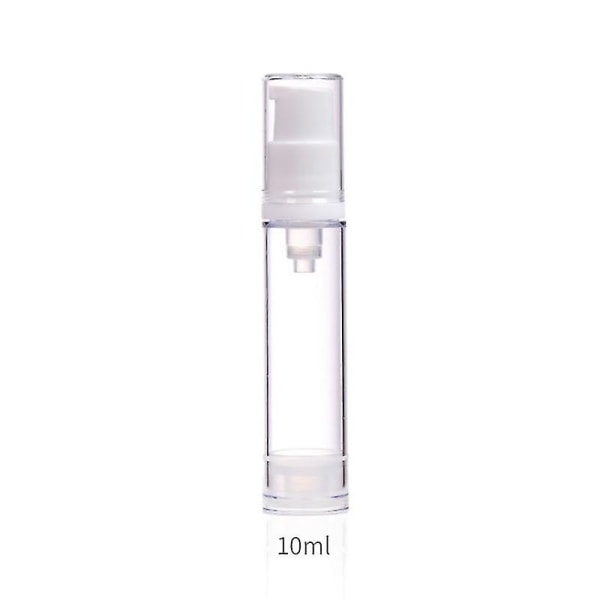 Liquid Foundation Travel Bottle 5ml 10ml 15ml Mini Cosmetic Foundation Näytteen uudelleenpakkaustyökalut Airless Pump Bottle Kannettava (pumppu 10mlx1) pump 10mlx1