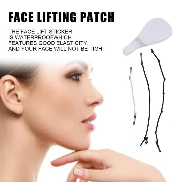 120 STK V-face Sticker Usynlig Sticker Lift Hagetape Ansigtsslankt værktøj til opstrammer huden og fjerner rynker 120PCS