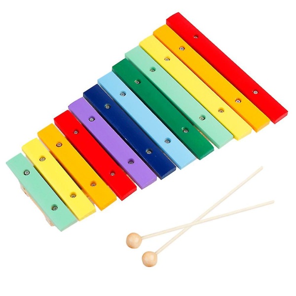 Toy Xylophone For Children With 12 Tones Beautiful Carillon Early Childhood Education Puzzle Music Hand Knock On Piano Toy