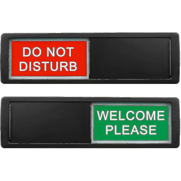 1 stk åpent lukket skilt, åpne skilt Personvern skyvedørsskiltindikator (ikke forstyrr-skilt) Do not disturb sign