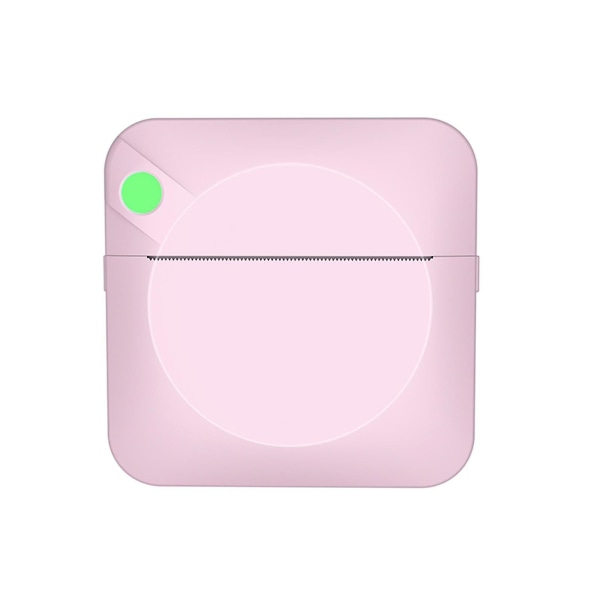 Bærbar Bt-telefon-fotoprinterlomme Mini Bluetooth-kompatibel mærkat Thermals (C17 Pink) C17 Pink