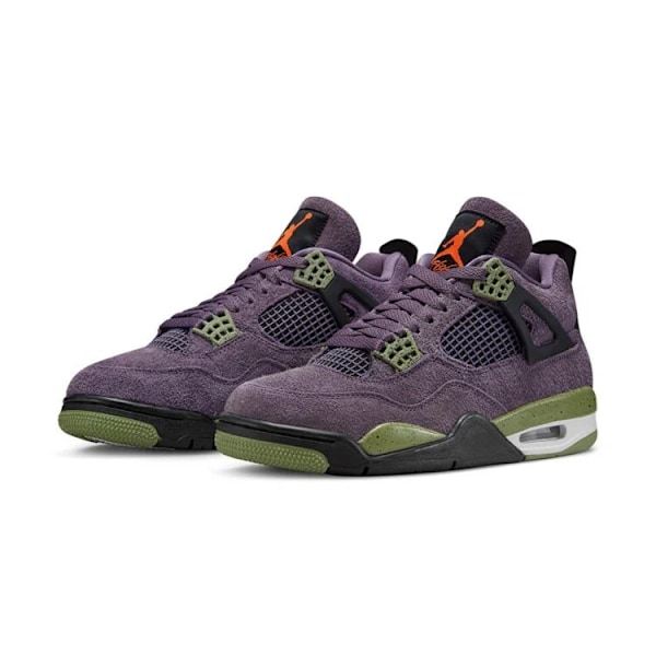 Jordans 4 Retro 'Canyon Purple' til Mænd og Kvinder Original AJ4 Sneakers 37.5