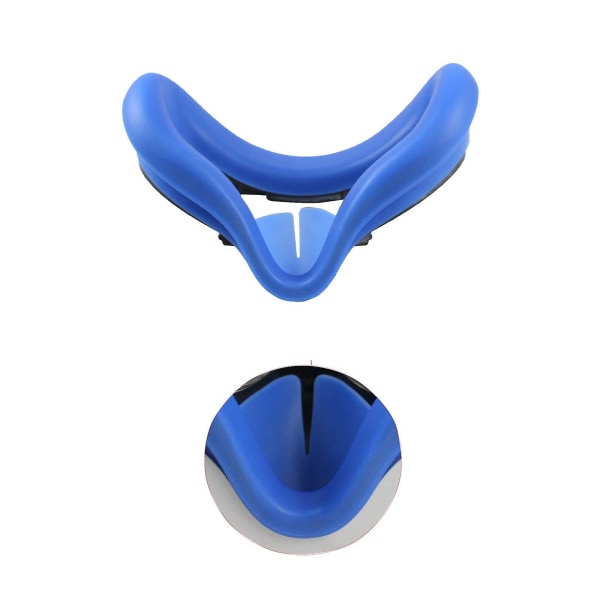 Uusi pehmeä hikoilua estävä silikoninen cover Oculus Quest 2 Vr -laseille Unisex -valoa estävälle vuotoa estävälle cover (sininen) Blue