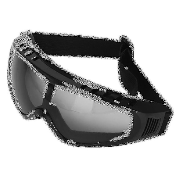 Briller Goggles Klar Glas Vind Støvbeskyttelse Motorcykel, Sort