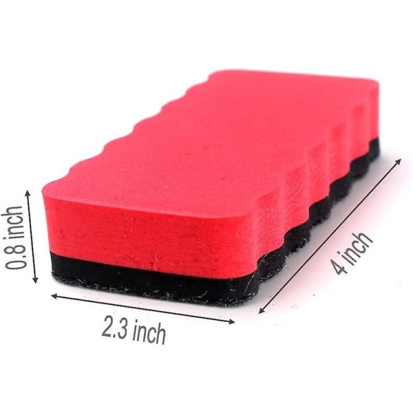 4 Pieces Magnetic Whiteboard Dry Eraser Office Erasers Dry Erasers