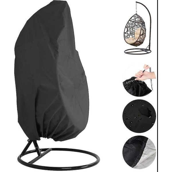 Have Rattan Wicker Vandtæt hængende stol møbelbetræk, ægbeskyttende dækselstol