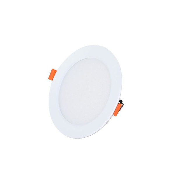 4pcs 7w Led Embedded Spotlights, And Circular Led Embedded Spotlights On The Ceiling, White Shell, Neutral Light, 4000k