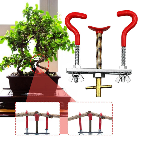 Grenböjare Bonsai Modulator Stamjusterare Beskärare Träd Böjningsverktyg för Trädgårdsskötsel