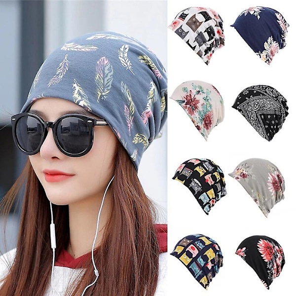 51 Styles Dame Hue Hat Baggy Slouchy Hue Hat Forår Sommer Bunke Bunke Hat Hårtab Hovedtørklæde Tynd Åndbar Trøje Hat type 11(.370)