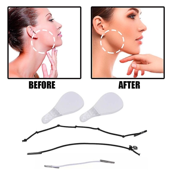 120 STK V-face Sticker Osynlig Sticker Lift Chin Tape Ansiktsslanka verktyg för att stramar upp huden och eliminerar rynkor 120PCS