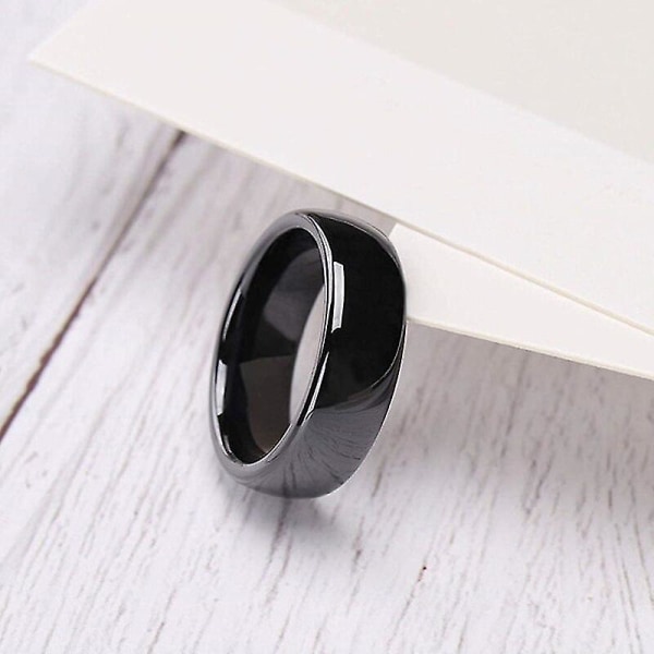 12 2mm 4mm 6mm Hvid Keramisk Ring Til Mænd Kvinder Forlovelsesringe Klassisk Special Design Smykker-4mm Hvid 12